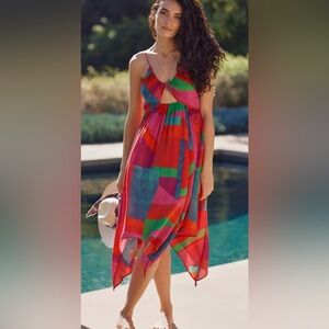 By Anthropologie Alani Maxi Cover-Up Dress - M